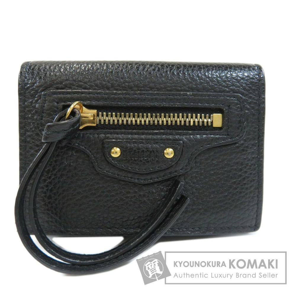 Balenciaga Wallet Bi fold Wallet Leather